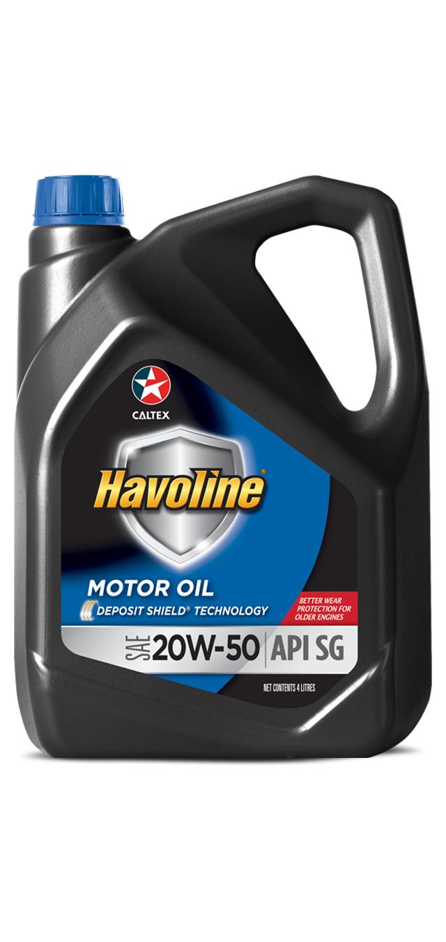 CALTEX HAVOLINE® MOTOR OIL SAE 20W50