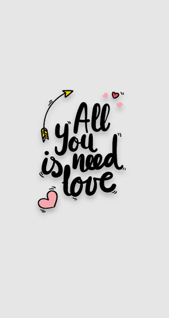 all you need is  love iphone wallpaper