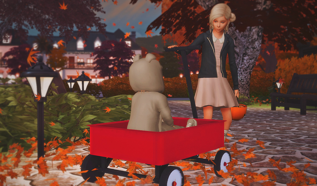 Trick or Treat Poses by somethingwickedsims