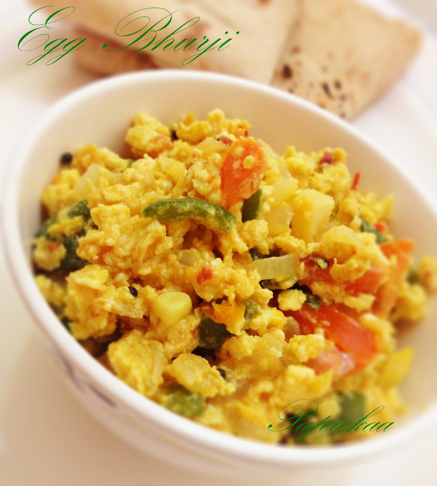 Paprekaa - Bon Appetit !!!: Egg bhurji / Indian Style Scrambled Egg