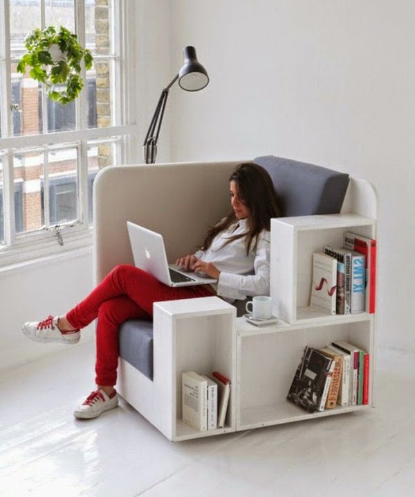 Practical bookcase for home