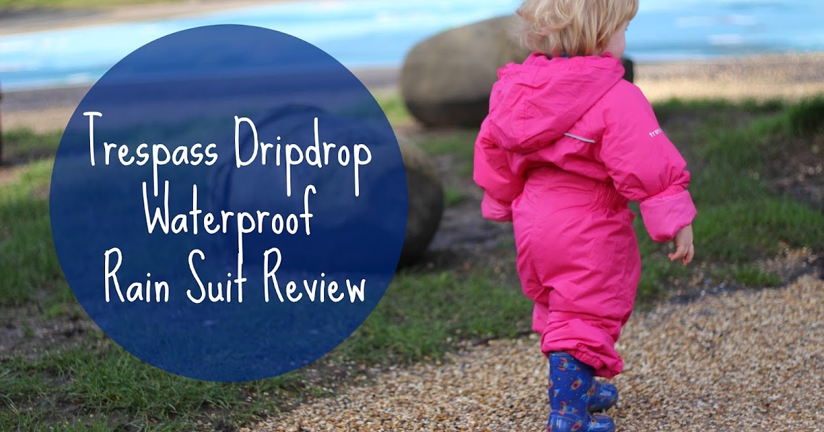trespass baby rain suit