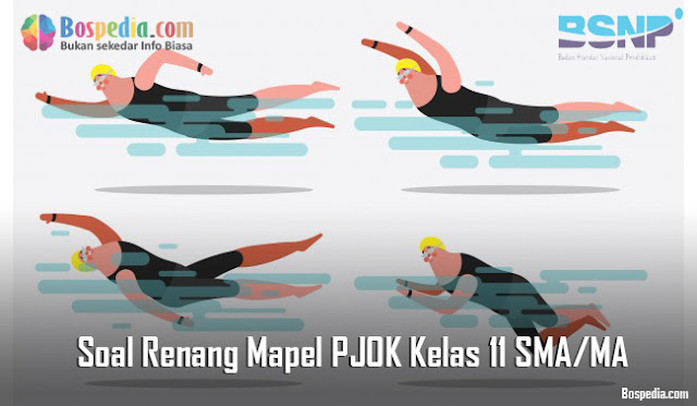 Soal Renang Mapel PJOK Kelas 11 SMA/MA