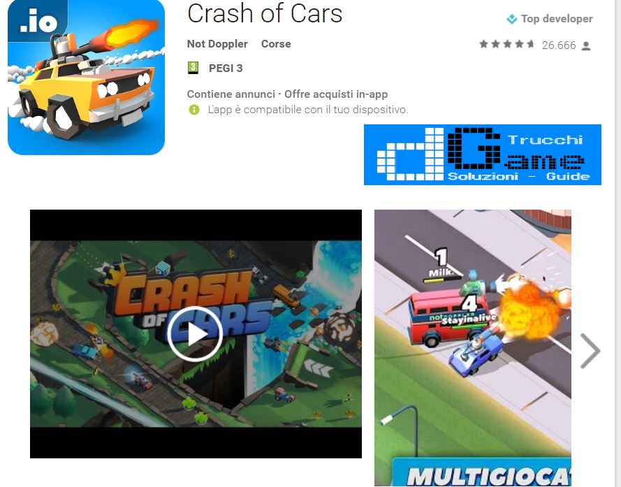 Trucchi Crash of Cars Mod Apk Android v1.1.03