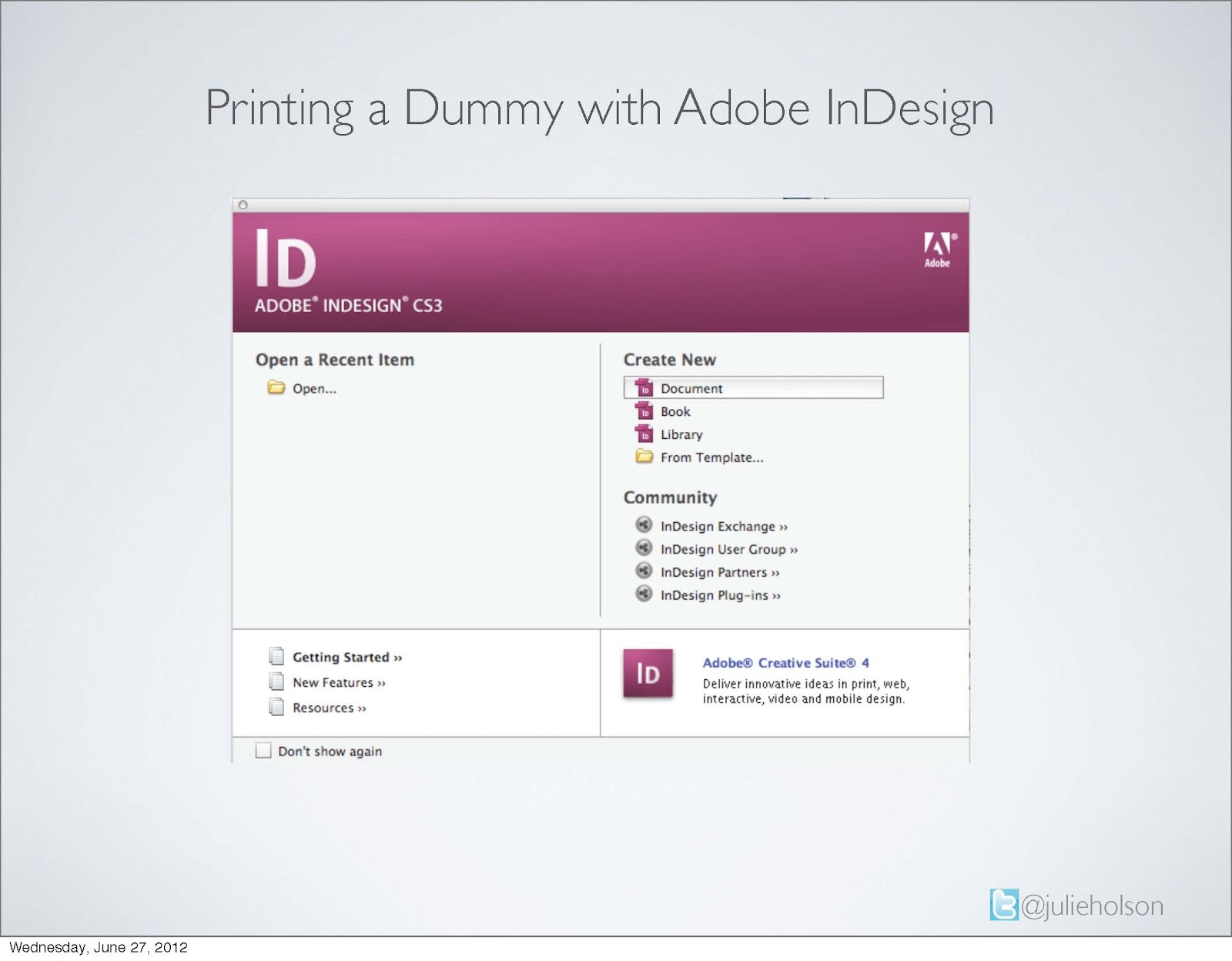 Julie Olson Books Author/Illustrator How to Print a Perfect Dummy Book