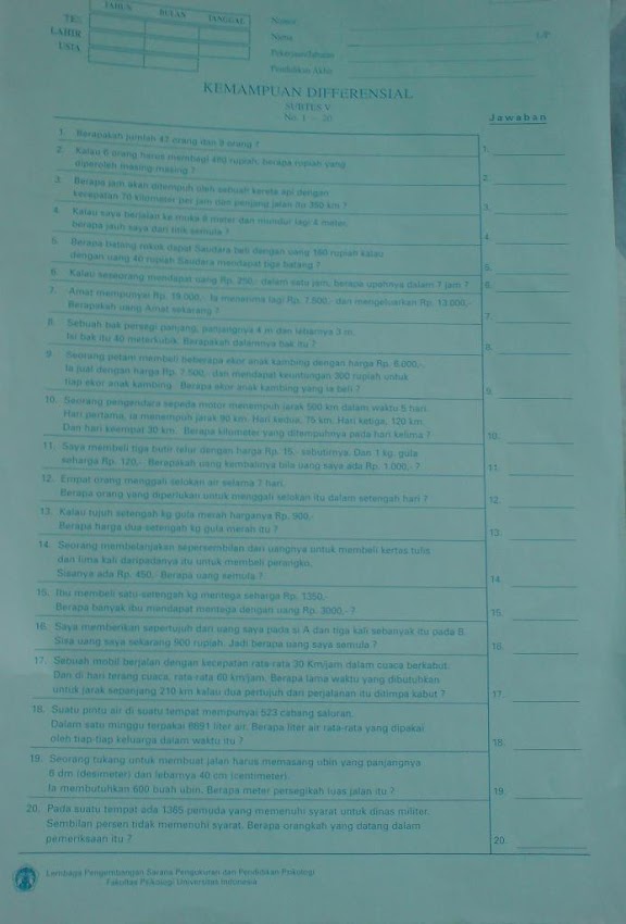 Apakah Sudah Ada Pengumuman Hasil Psikotes Pt Pharos