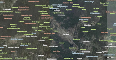 Nazwy geograficzne w Puszczy Kampinoskiej