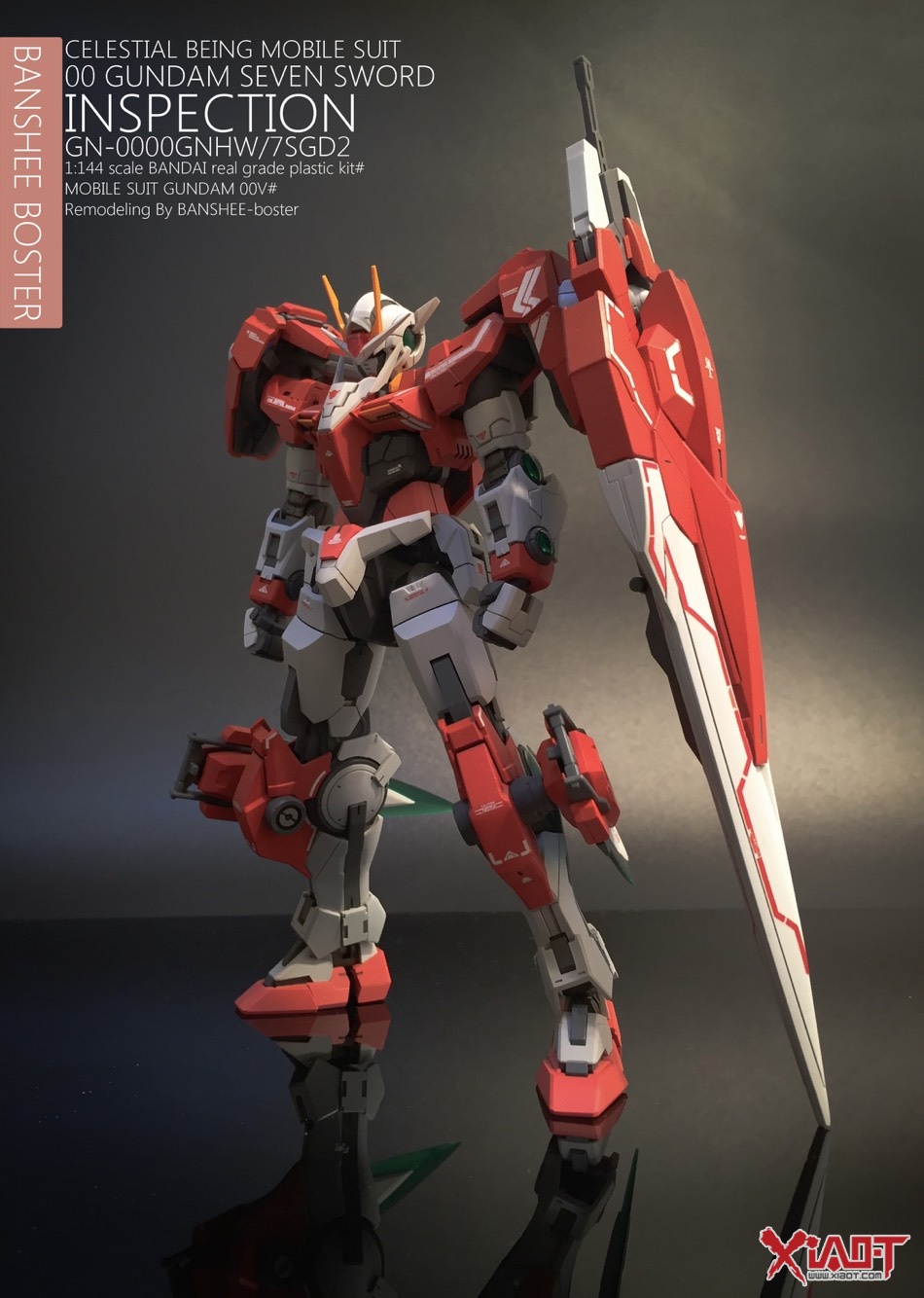 Painted Build Rg 1 144 00 Gundam Seven Sword Inspection Colors Gundam Kits Collection News And Reviews