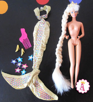 Одежда и обувь куклы Barbie Jewel Hair Mermaid 1995