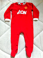 Man Utd baby sleepsuit