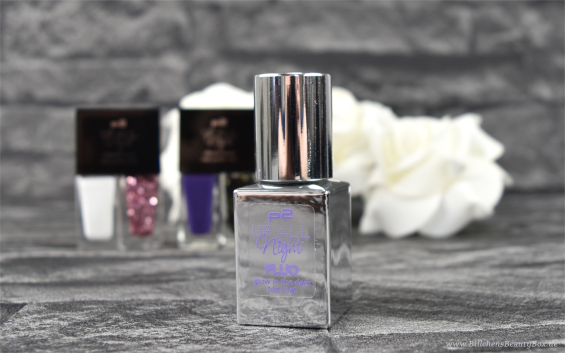 p2 cosmetics - 'UP ALL Night' Limited Edition - glow in the dark top coat