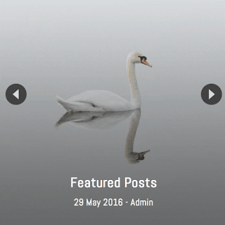 featured post slider for blogger