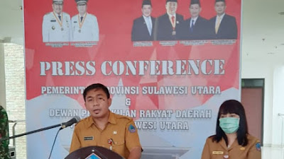 Dondokambey dan Kawatu Pimpin Rapat Panitia Persiapan HUT RI 75 di Gedung DPRD Sulut