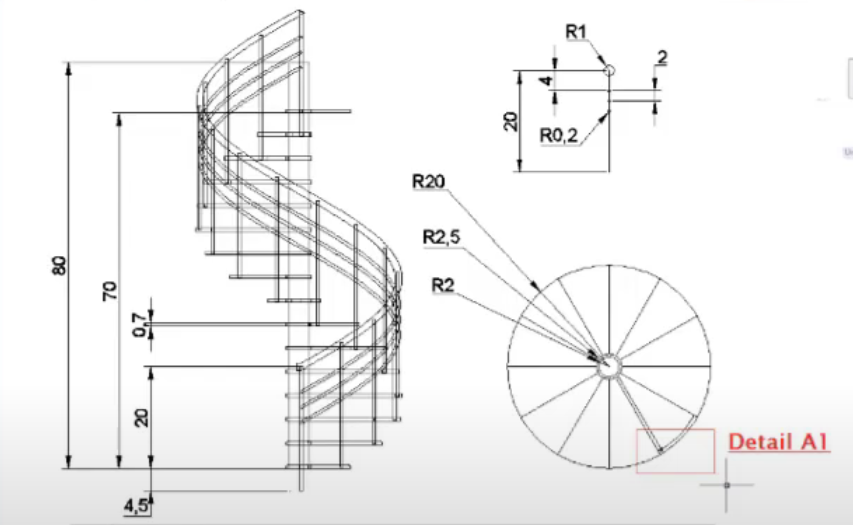 Cara Membuat Tangga Spiral Di Autocad Gambar Tangga D - vrogue.co