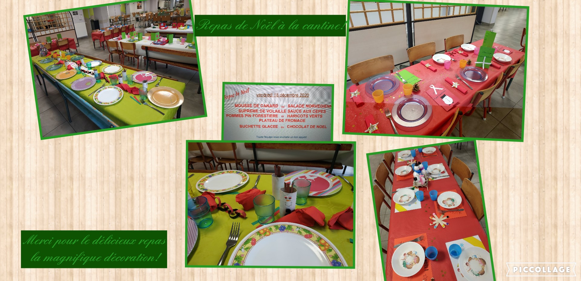 École Sainte Famille: Repas de Noël! École Sainte Famille: Repas de Noël!