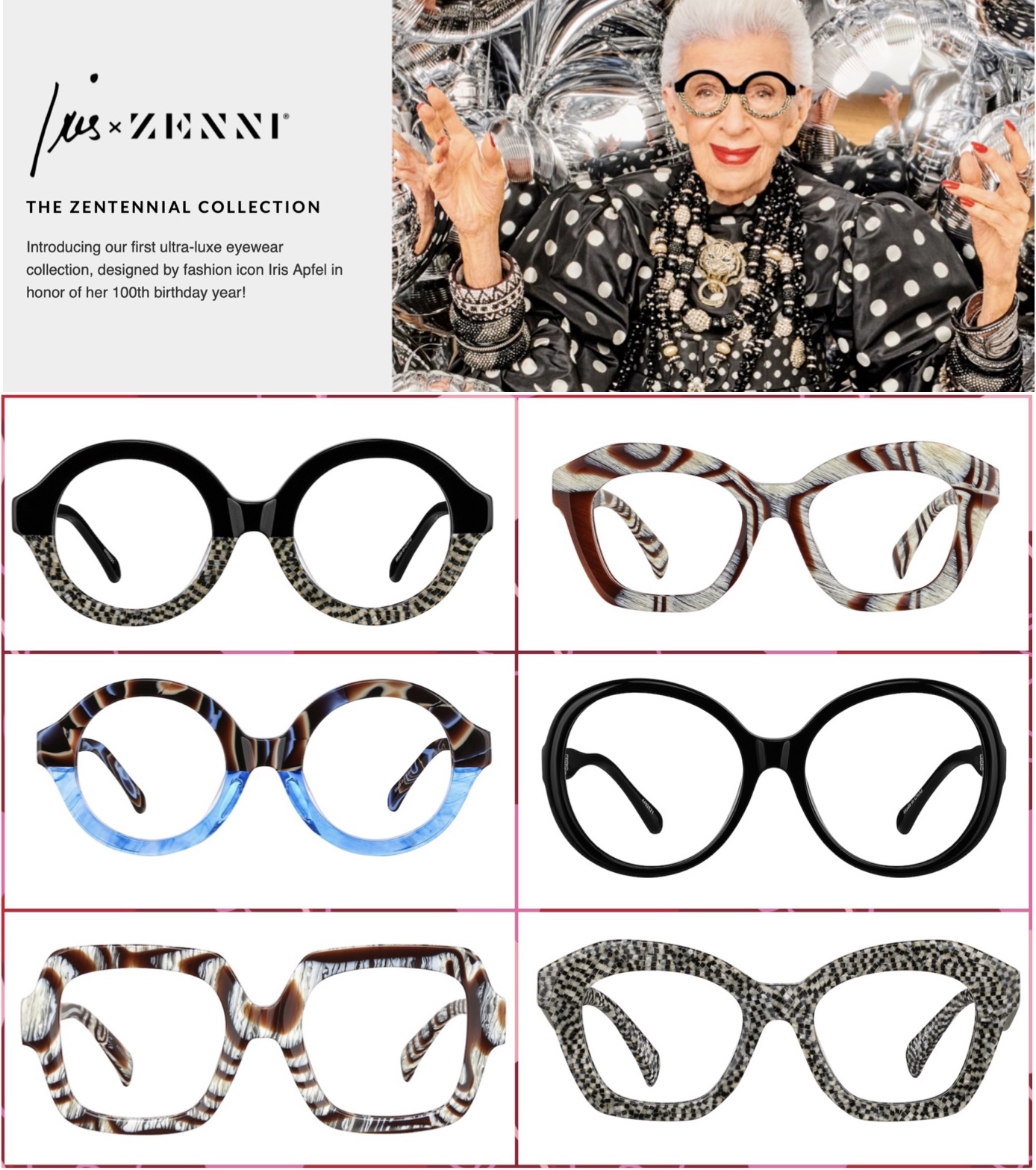 behind the leopard glasses