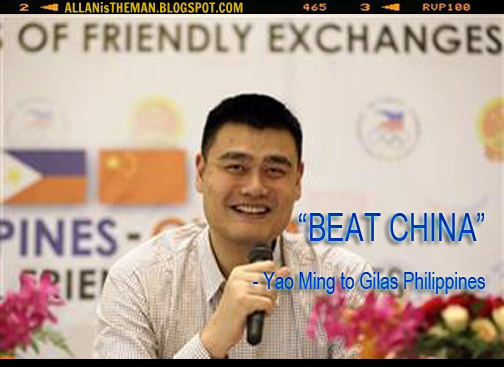Yao Ming to Gilas Philippines Beat China
