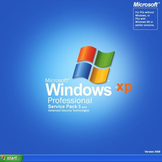 Microsoft Windows XP Professional SP3 x86