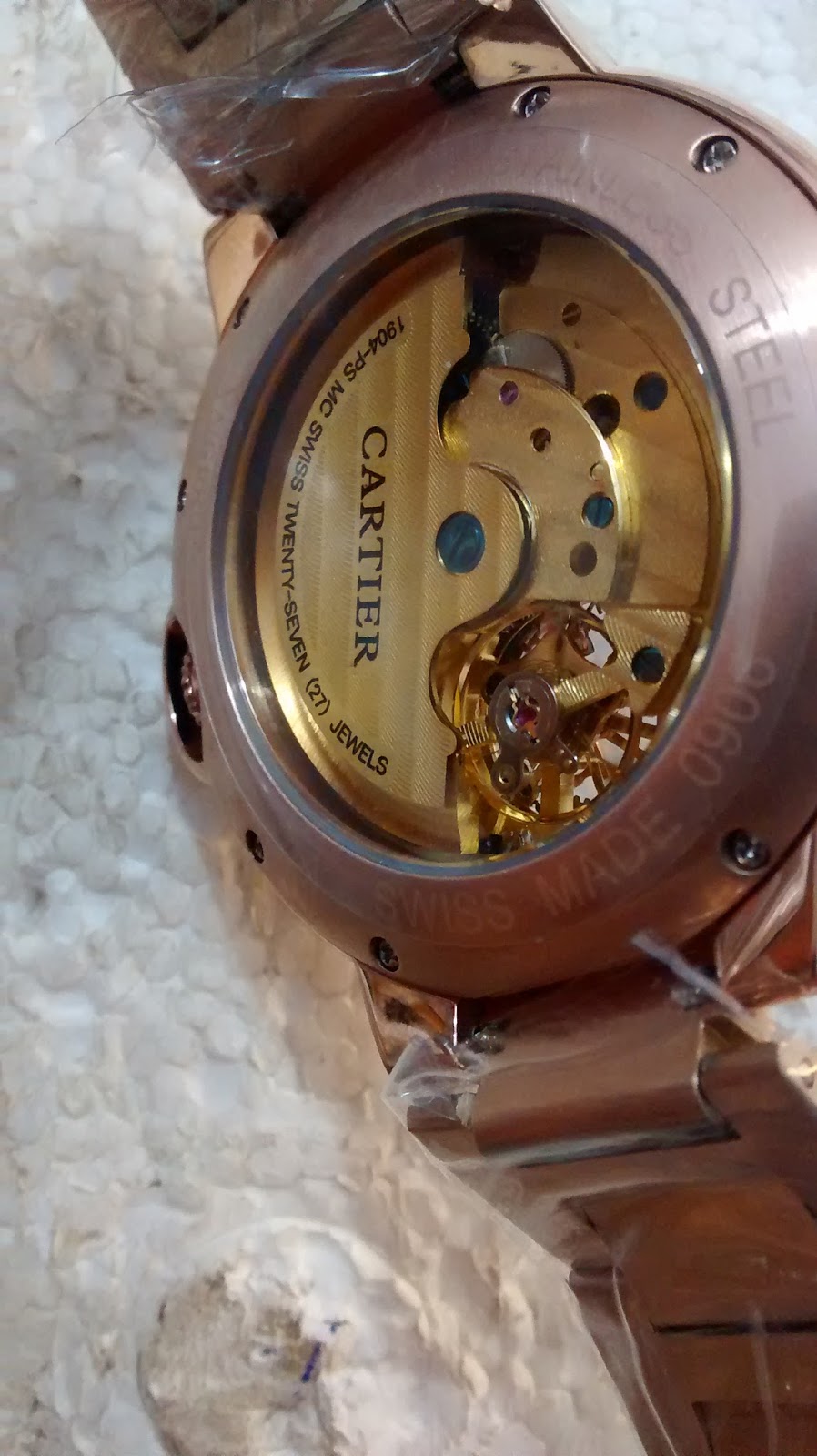 cartier pendulum watch