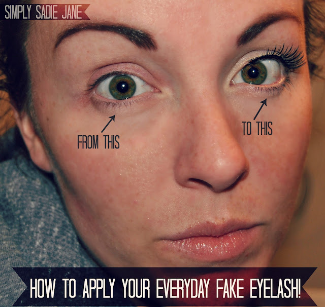 How To Apply Everyday Fake Eyelashes