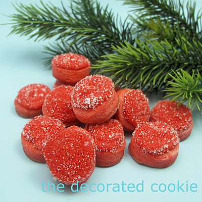 Cranberry Cookie Bites from The Decorated Cookie on @KatrinasKitchen