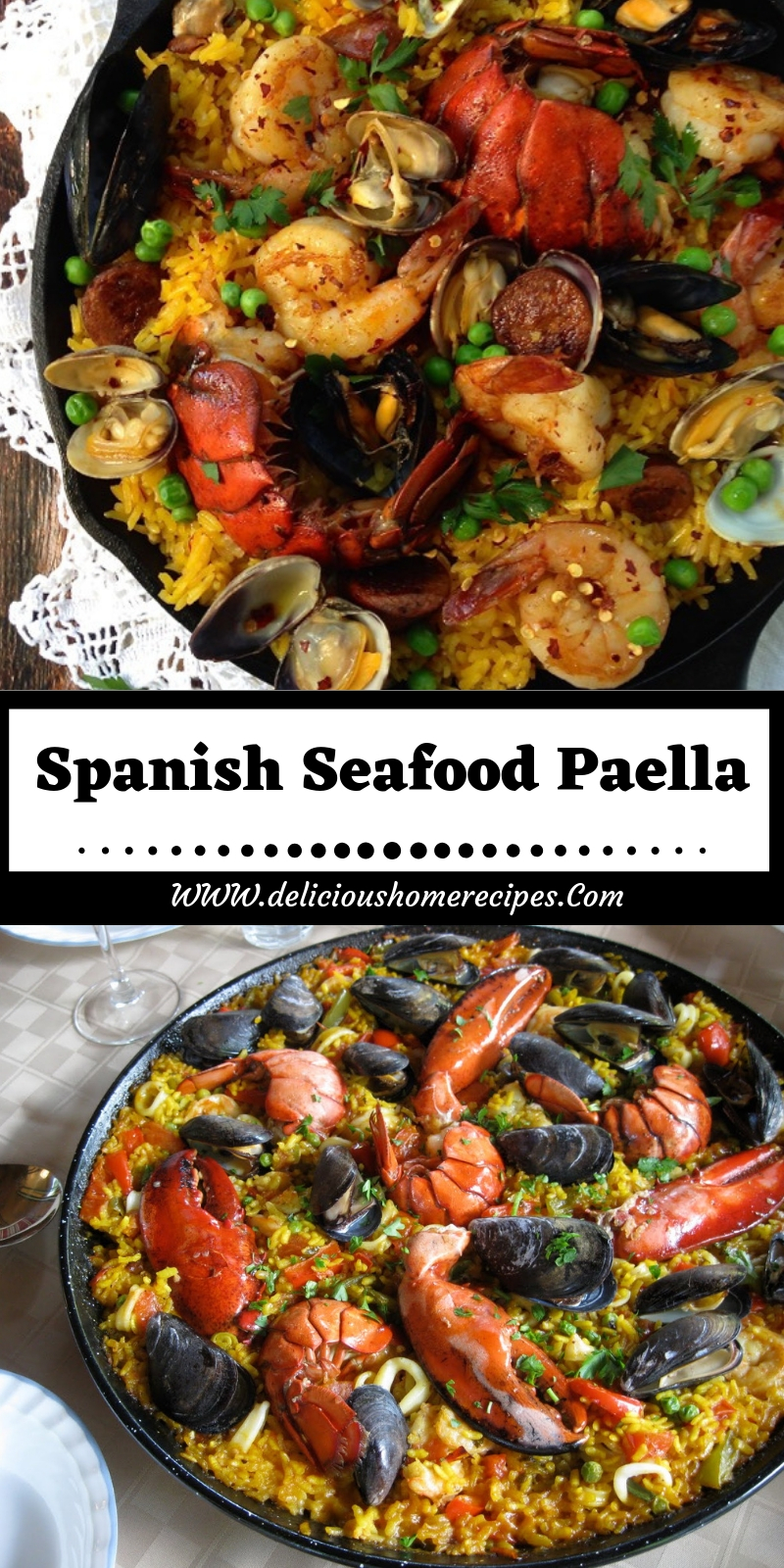 Spanish Seafood Paella Spanish Seafood Paella