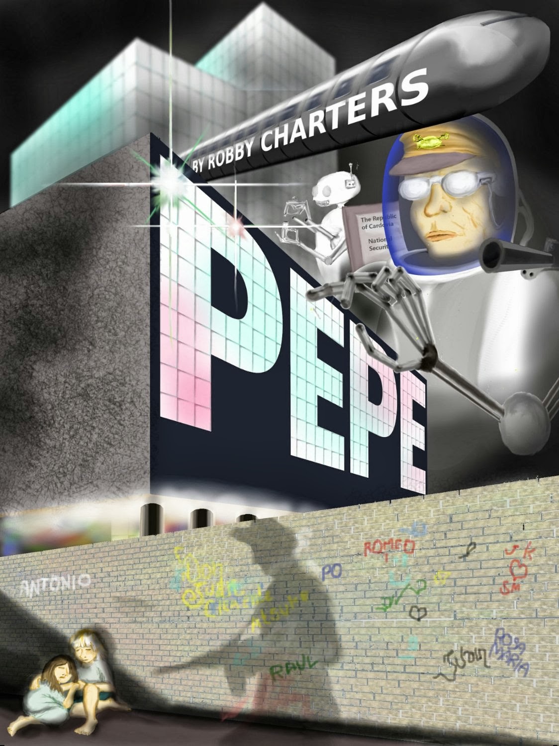 Book Readers Heaven: Pepe by Robby Charters Writes Cyberpunk YA Novel