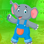 Games4King Lovely Baby Elephant Escape