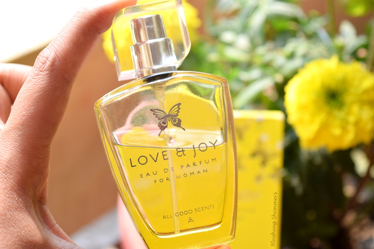 Blushing Shimmers All Good Scents Love & Joy EDP Review