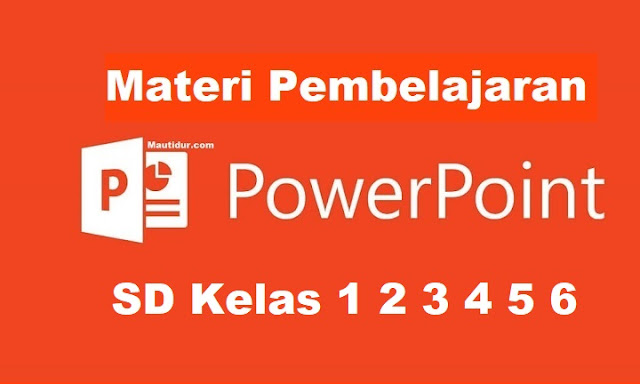 materi ppt sd