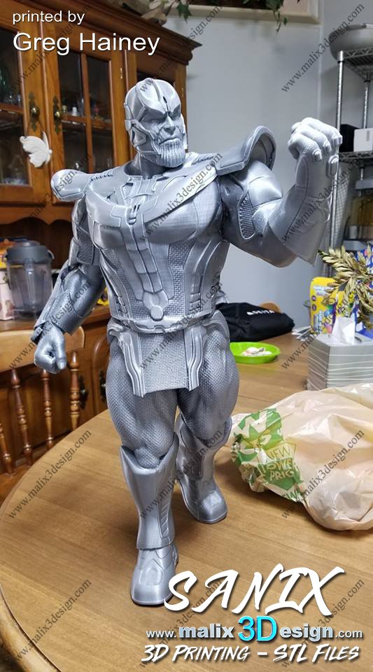 THANOS - 3D Printable Model | www.malix3design.com / SANIX - 3D Designer