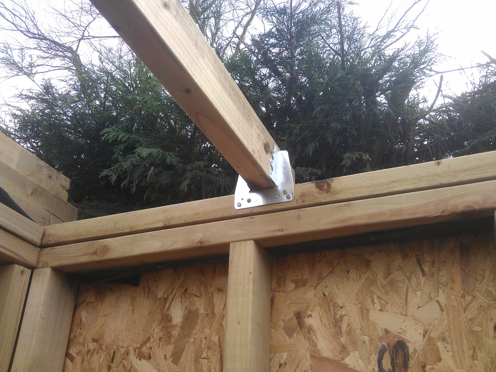 2012 Garden Room build Top Plate