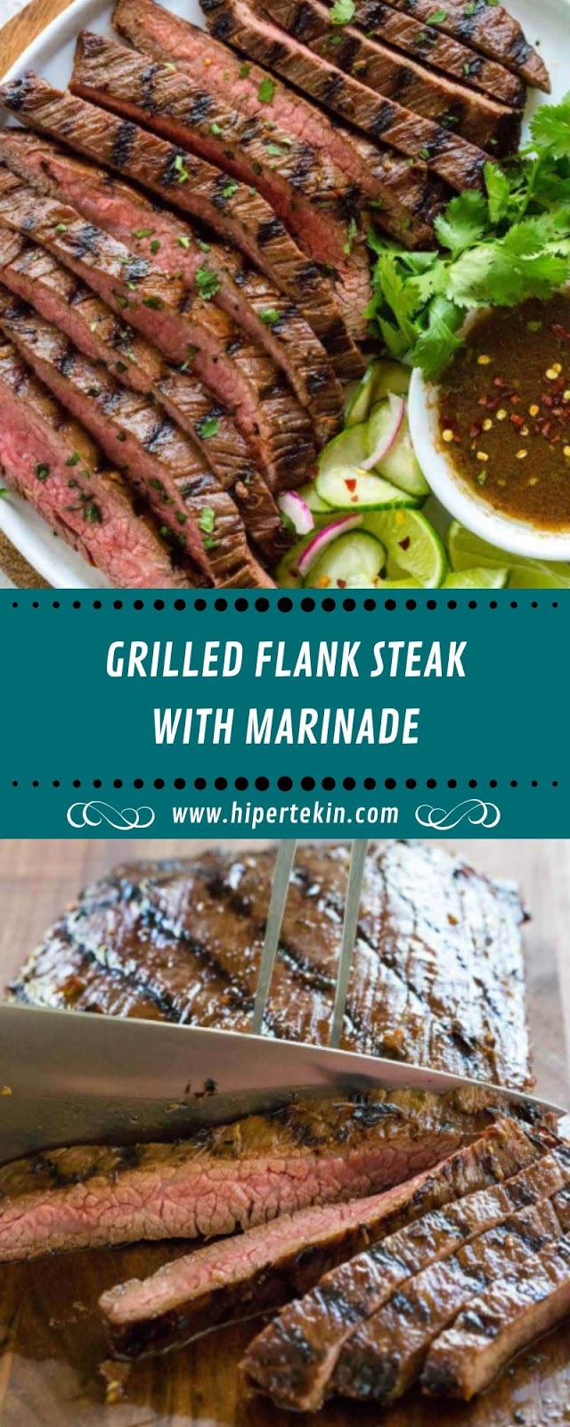 GRILLED FLANK STEAK WITH MARINADE