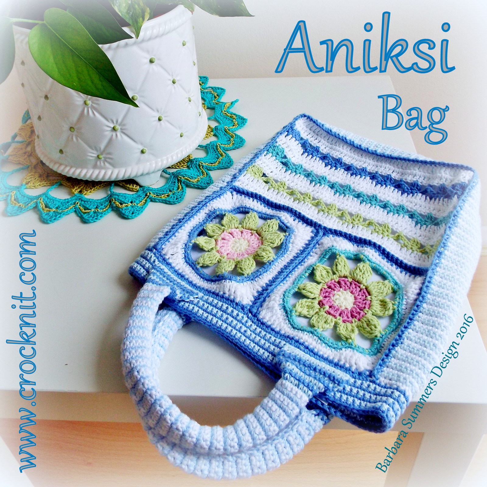MICROCKNIT CREATIONS ANIKSI Springtime Crochet Bag