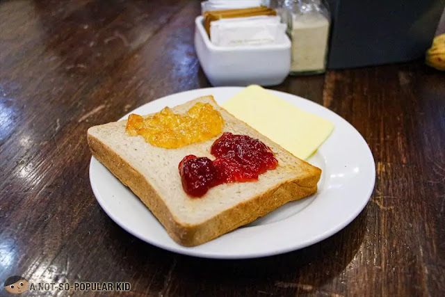Jams on toasted bread - Breakfast Buffet, Bayview Hotel