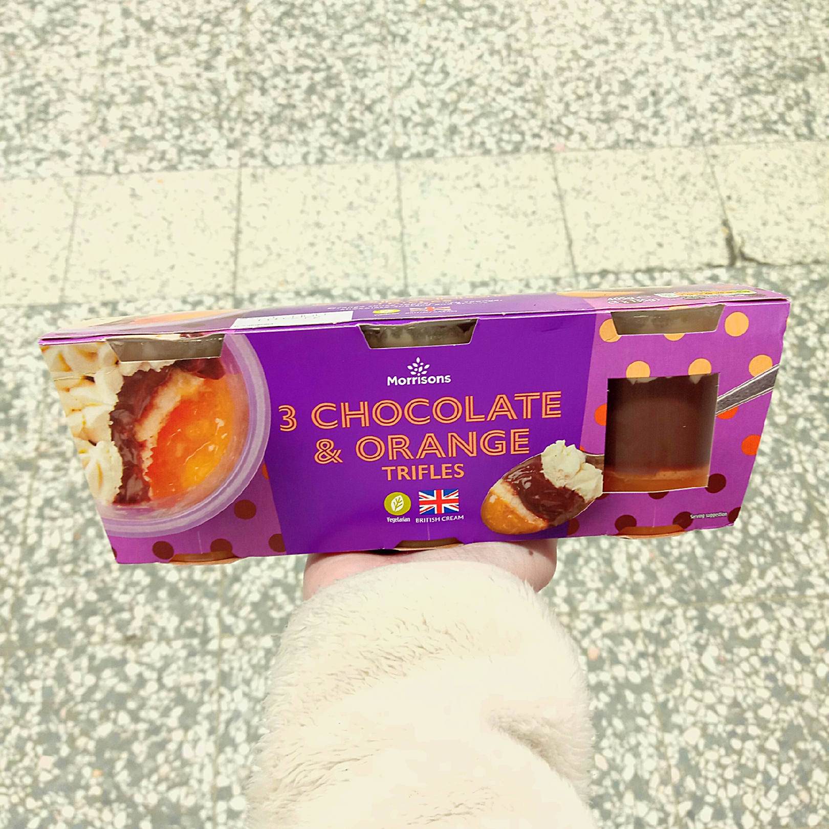 Supersupergirl's Food Reviews Morrisons Chocolate Orange Trifles