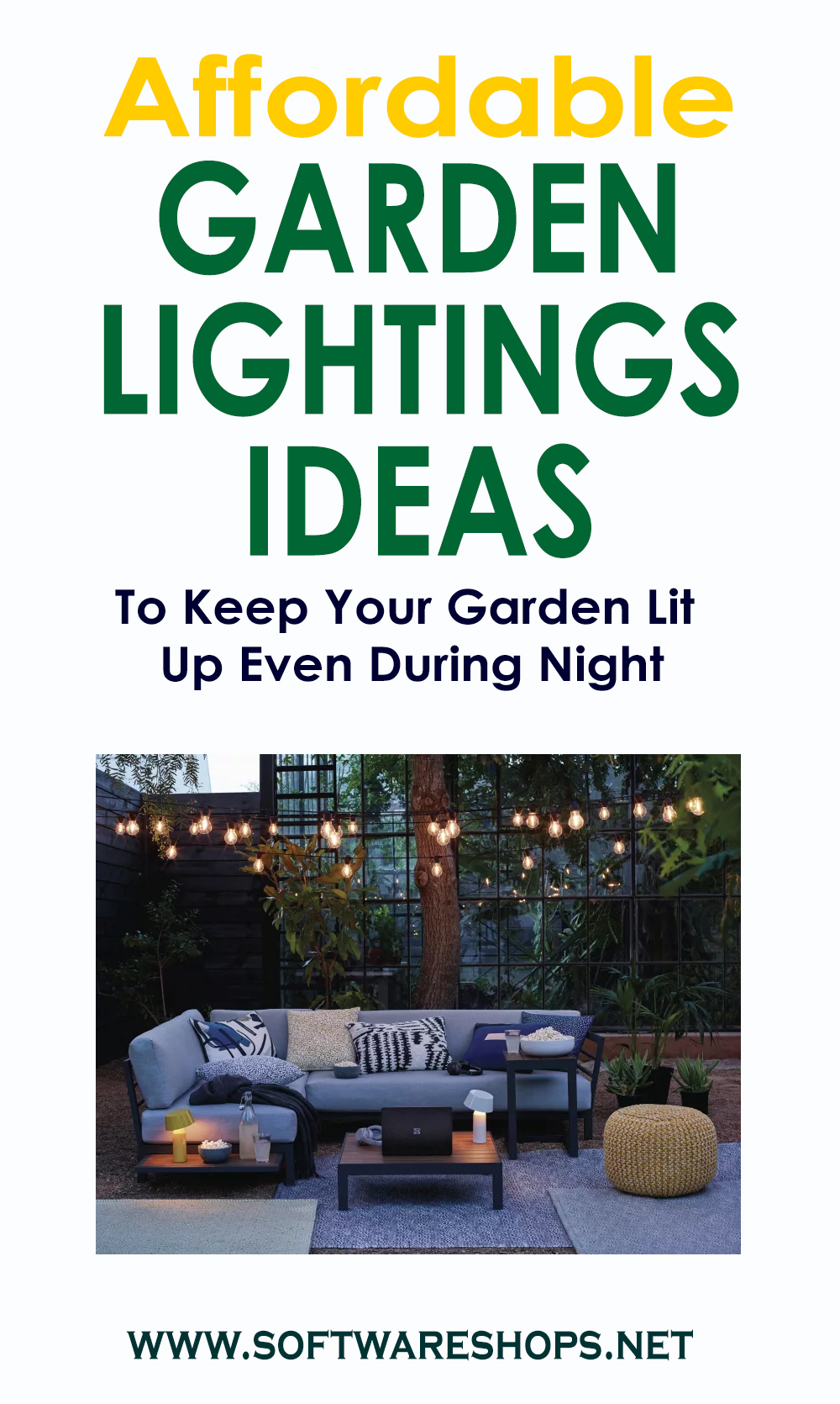Affordable Garden Lighting Ideas