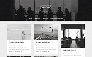 Reading Blogger Template