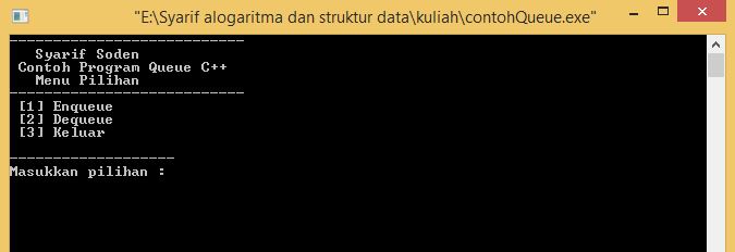 Pengertian Queue Dan Contoh Program Queue Dalam C++