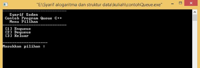 Pengertian Queue Dan Contoh Program Queue Dalam C++