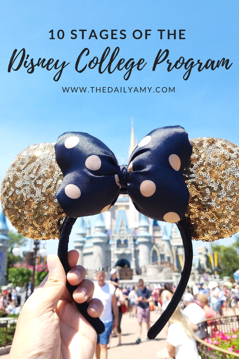 10 stages of the Disney College Program