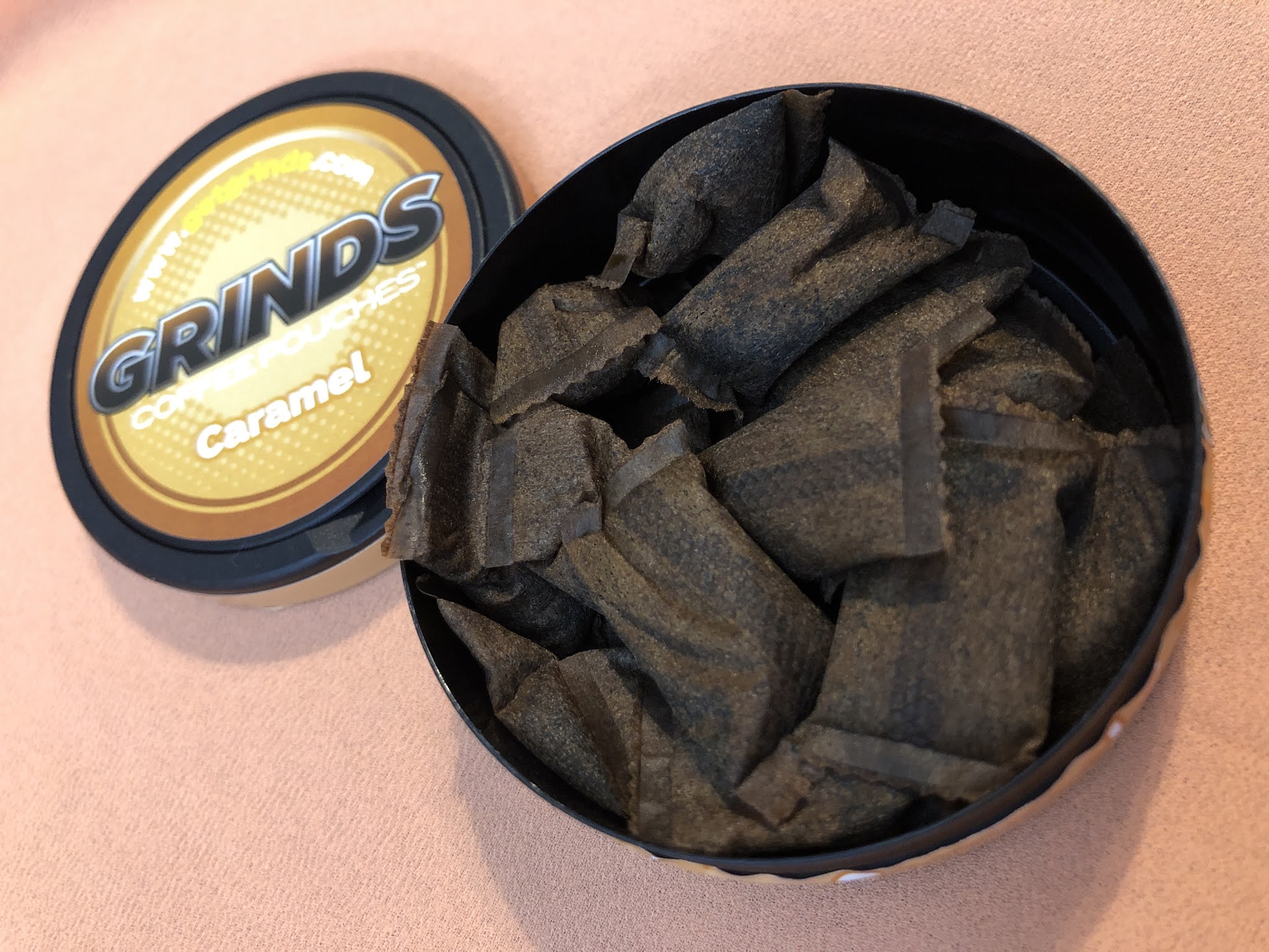 Grinds Caramel (Coffee Pouches) Review. 7 January 2021.