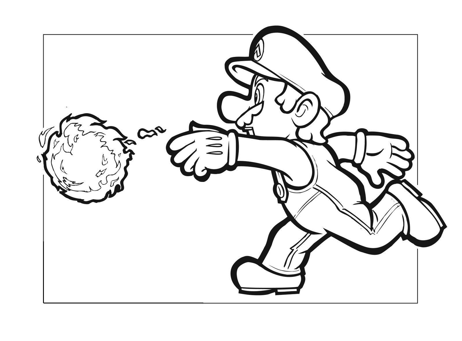 Desenhos Para Colorir Do Mario