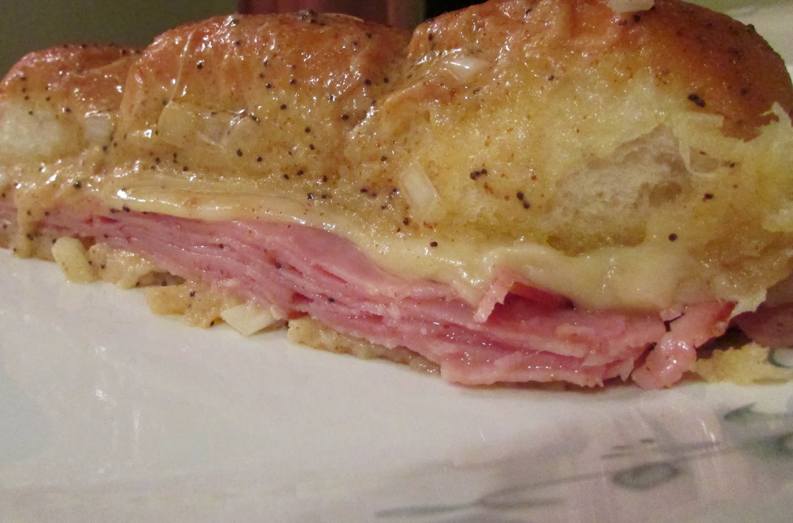 Foodie Mom Baked Ham and Swiss Sliders on Hawaiian Sweet Rolls