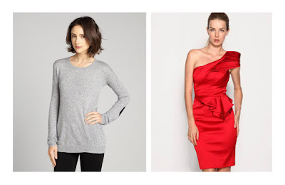 Серый свитер и красное платье влияние цвета одежды на восприятие