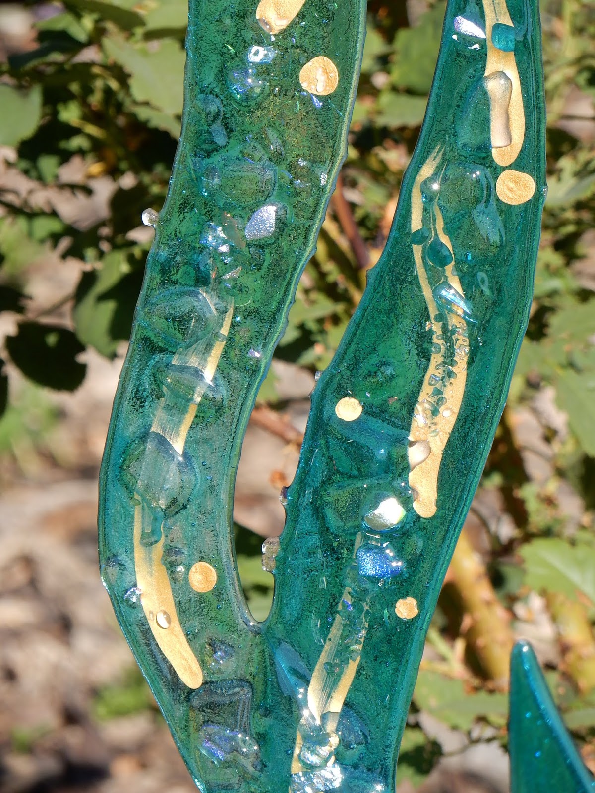 Fused Glass Garden Stakes