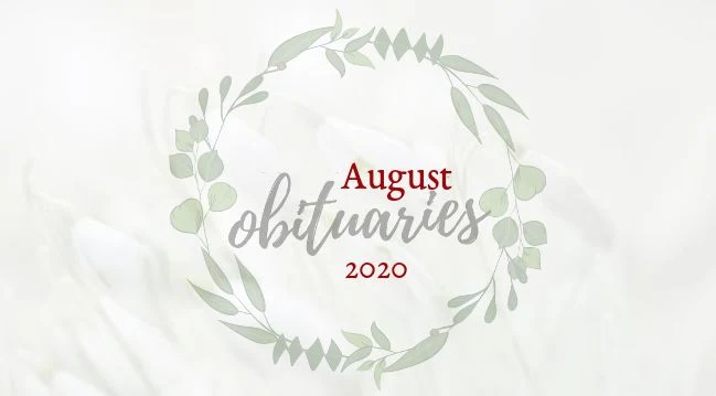 Obituaries of August 2020