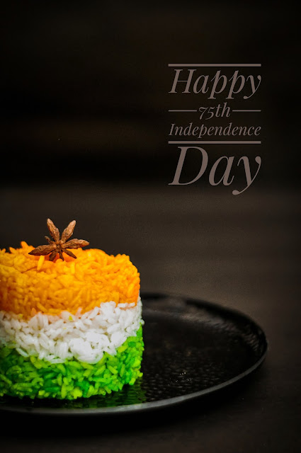 Tri Colour Rice Independence Day