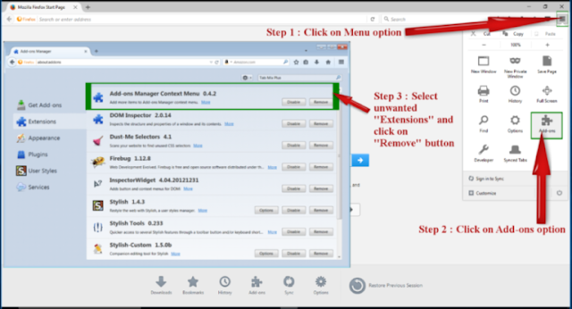 Remove .viamwasted File Virus From Firefox