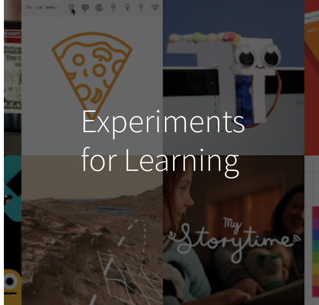 Experiments with Google Provides Inspirational EdTech Experiments to